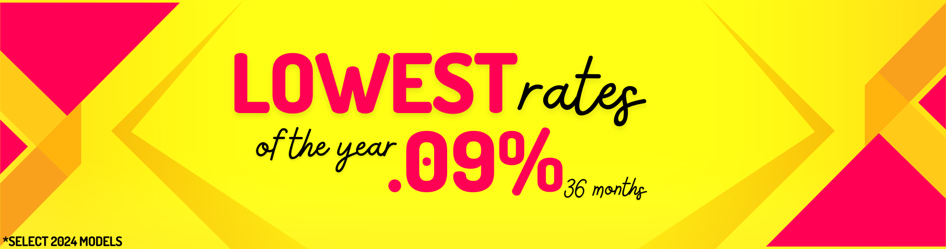 Lowest rates